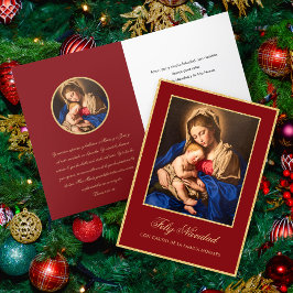 タジェタデナビダードヴィルゲンマリア・イジェスス・クリスマス シーズンカード