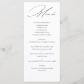 タジェタデメヌデボダエレガンテカリグラフィ メニュー (正面)