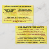 タジェタデルエヴァンゲリオ – エスパニョルRVR 1909 名刺 (正面/裏面)