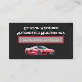 タジェタネゴシオスメカニコビジネスカード 名刺 (裏面)