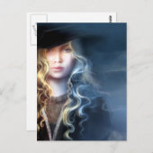 タジェタ郵便イルストラシオン「逃亡者」ソニア・ヴェルドゥ ポストカード (正面/裏面)