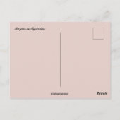 タジキスタンのバザール ポストカード (裏面)