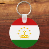 タジキスタンの国旗 キーホルダー (正面)