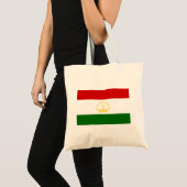 タジキスタンの国旗 トートバッグ (正面(商品))