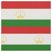 タジキスタンの国旗 ファブリック (クローズアップ)