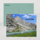タジキスタンの山々 ポストカード (正面/裏面)