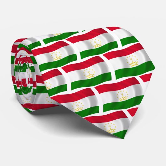 タジキスタンの旗 ネクタイ (ロール)