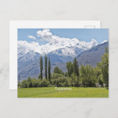 タジキスタンの風景写真 ポストカード (正面/裏面)