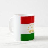 タジキスタンカッコいい国旗 コーヒーマグカップ (正面左)