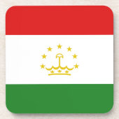 タジキスタン国旗のコースター コースター (正面)