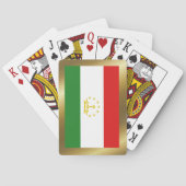 タジキスタン国旗のトランプ トランプ (裏面)