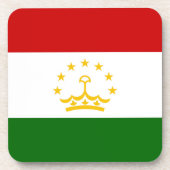 タジキスタン国旗 コースター (正面)