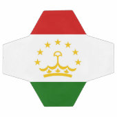 タジキスタン国旗 サッカーボール (フラット)