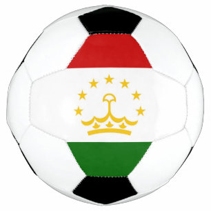 タジキスタン国旗 サッカーボール