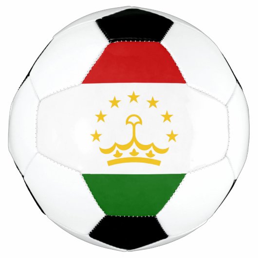 タジキスタン国旗 サッカーボール (正面)