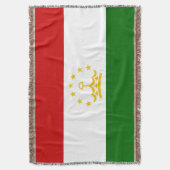 タジキスタン国旗 スローブランケット (正面縦)