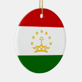 タジキスタン国旗 セラミックオーナメント (右)