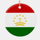 タジキスタン国旗 セラミックオーナメント (裏面)