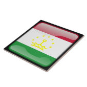 タジキスタン国旗 タイル (側面)