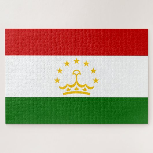 タジキスタン国旗(タジキスタン)(タジキスタン共和国) ジグソーパズル (横)