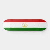 タジキスタン国旗（タジキスタン）（タジキスタン共和国） スケートボード (横)