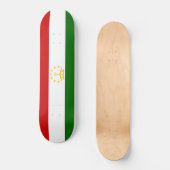 タジキスタン国旗（タジキスタン）（タジキスタン共和国） スケートボード (正面)