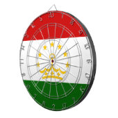 タジキスタン国旗（タジキスタン）（タジキスタン共和国） ダーツボード (正面右)