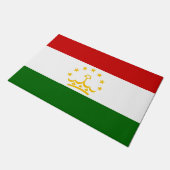 タジキスタン国旗（タジキスタン）（タジキスタン共和国） ドアマット (アングル)