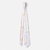 タジキスタン国旗(タジキスタン)(タジキスタン共和国) ネクタイ (裏面)