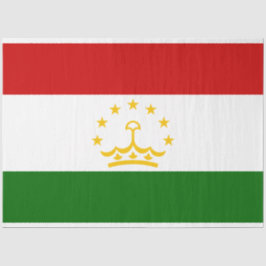 タジキスタン国旗（タジキスタン）（タジキスタン共和国） 薄葉紙