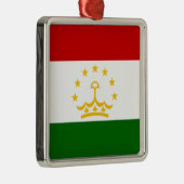 タジキスタン国旗(タジキスタン) (タジキスタン共和国) C メタルオーナメント (右)