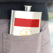 タジキスタン国旗 フラスク (インサイチュ)