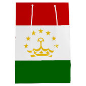 タジキスタン国旗 ミディアムペーパーバッグ (裏面)