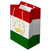 タジキスタン国旗 ミディアムペーパーバッグ (裏面アングル)