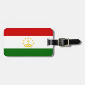 タジキスタン国旗 ラゲッジタグ (正面横)
