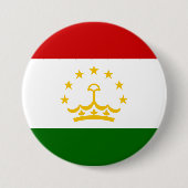タジキスタン国旗 缶バッジ (正面)