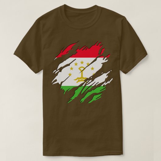タジキスタン常 Tシャツ (デザイン正面)
