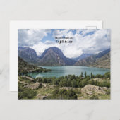 タジキスタン,イスカンデルクル湖 ポストカード (正面/裏面)