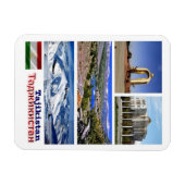 タジキスタン – モザイク – 磁石 (横)