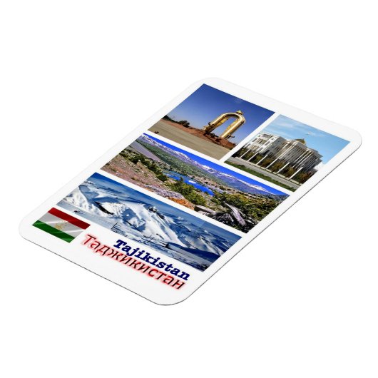 タジキスタン – モザイク – 磁石 (左側)
