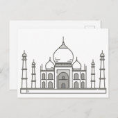 タジマハルワールドランドマーク ポストカード (正面/裏面)