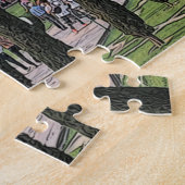 タジマハル油パズル ジグソーパズル (側面)