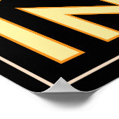 タジュマハル・インド・アート・デコ・レトロポスター ポスター (角)