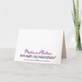 タジー祈りの言葉カスタマイズ- カード (裏面)