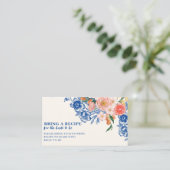 タスアモアフローラブライダルシャワー共有Aレシピ エンクロージャーカード (スタンド正面)