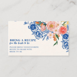 タスアモアフローラブライダルシャワー共有Aレシピ エンクロージャーカード
