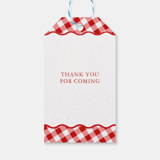 タスアモーレイタリアンピザパーティーブライダルシャワー ギフトタグ (裏面)