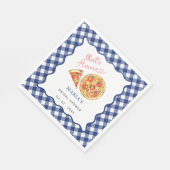 タスアモーレイタリアンピザパーティーブライダルシャワー スタンダードランチョンナプキン (角)