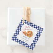 タスアモーレイタリアンピザパーティーブライダルシャワー フェイバータグ (インサイチュ)