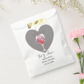 タスアモーレイタリアンヴィノウィーブーズブライダルシャワー フェイバーバッグ (封をした状態)